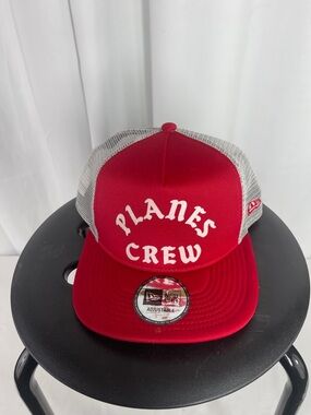 New Era Rock Nation Rare Red “Planes Crew" Trucker Hat